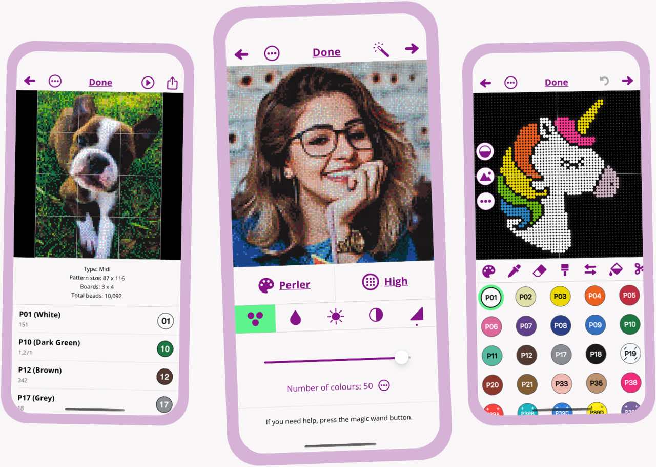 fuse bead pattern maker app
